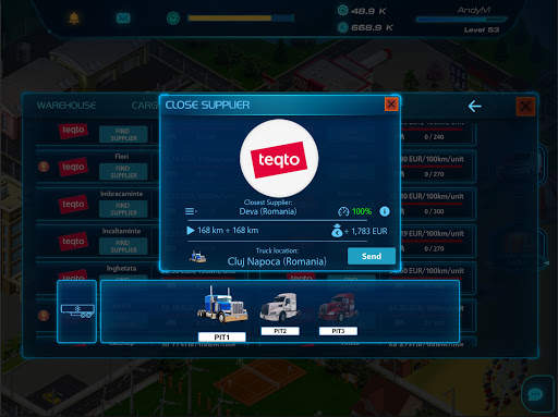 Virtual Truck Manager 2 Tycoon trucking company screenshot 8