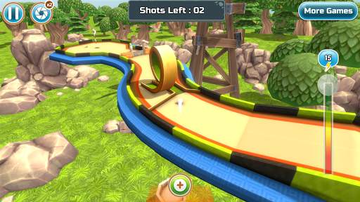 Mini Golf Rivals - Cartoon Forest Golf Stars Clash 3 تصوير الشاشة