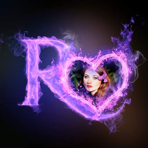 Fire Text Photo Frame screenshot 7