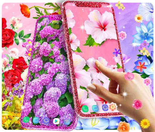 Summer flowers live wallpaper screenshot 2