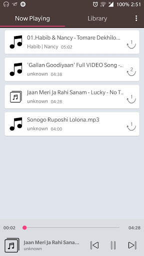 Music Player screenshot 2
