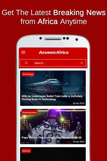 African News AnswersAfrica.com screenshot 2