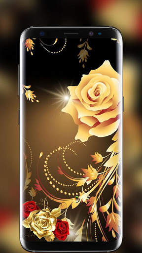 Gold Rose Live Wallpaper screenshot 3