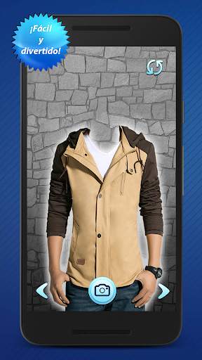 Chaqueta hombre Foto Montaje screenshot 3
