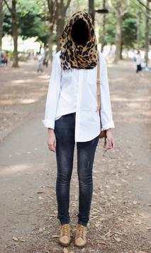 Hijab Ladies Jeans Style Photo Frames screenshot 3