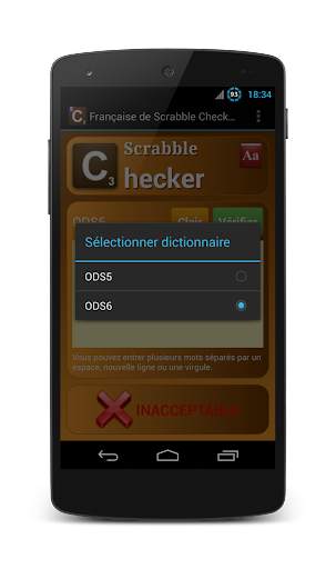 Word Checker - French screenshot 4