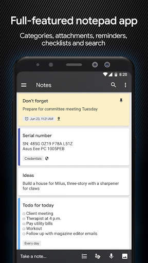 Secure Notes Elite: Encrypt Notes & Files AES 256 скриншот 2