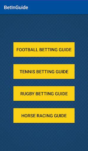 Bet In one click: guide app screenshot 1