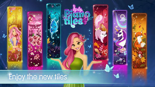 Girly Piano Tiles: Magic Mix Tiles Music Game screenshot 1
