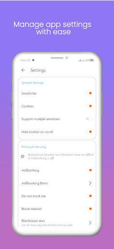 Mahuta Browser screenshot 4