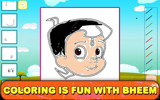Draw & Color Chhota Bheem screenshot 2