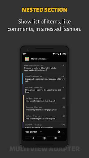 MultiViewAdapter - Demo App screenshot 5