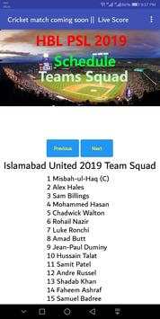 ''PSL Schedule 2019'' Psl Live Score, Psl4Schedule screenshot 4