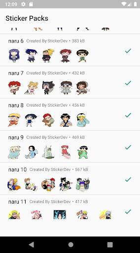 Konoha Sticker Wa screenshot 5