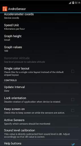 Androsensor - Temperature Sensor App screenshot 4