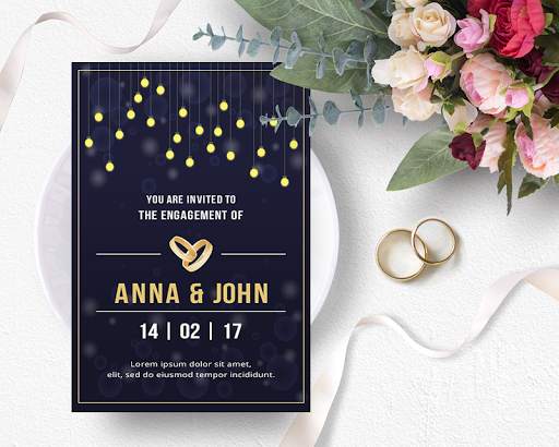 Engagement Invitation Card Maker 2020 screenshot 1
