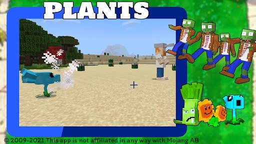 Plants and zombies mobs mod screenshot 3