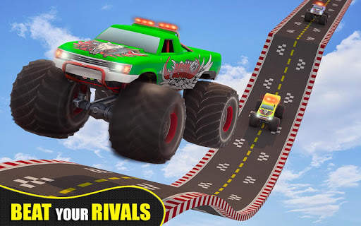 Impossible Mega Ramp Monster Truck Challenge Race screenshot 1