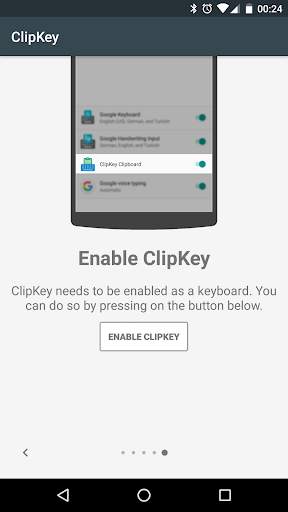 ClipKey - Clipboard Keyboard screenshot 1