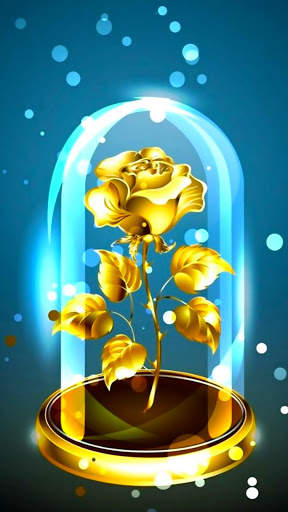 Golden Rose APUS Live Wallpaper screenshot 4