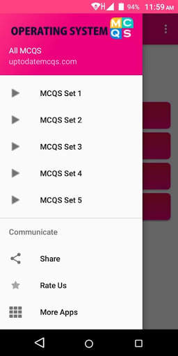 Operating System MCQS скриншот 2