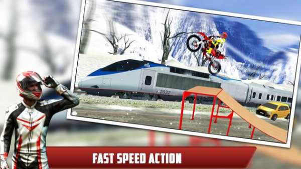 Trail Bike Vs Train Race screenshot 1