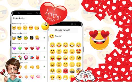 wasticker apps - love stickers for whatsapp 2021 screenshot 1