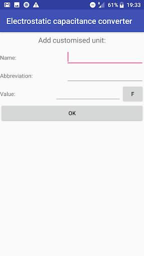 Electrostatic capacitance converter 3 تصوير الشاشة