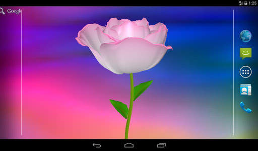 3D Rose Live Wallpaper 9 تصوير الشاشة