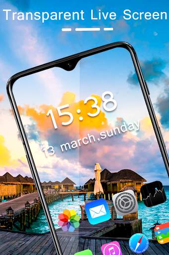 Transparent Live Wallpaper : Transparent screen screenshot 2