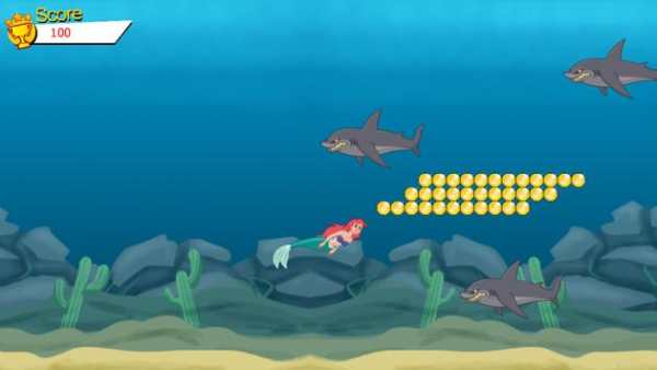 Mermaid Ariel Shark Attack screenshot 3