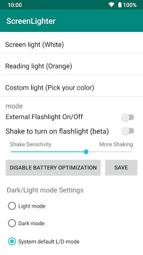ScreenLighter - screen torch screenshot 1