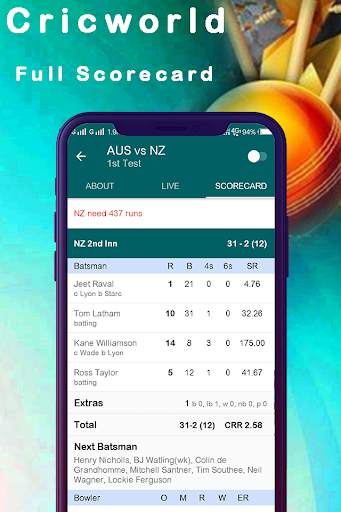 Cricworld - Live Cricket Scores screenshot 5
