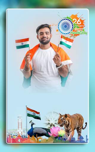 Independence Day Photo Frame: 15 August Wallpaper screenshot 3