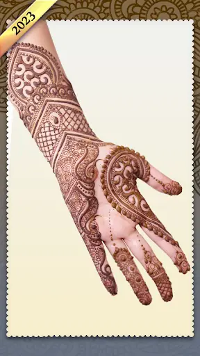 Simple Mehndi Design Image screenshot 2