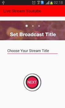 Broadcast Youtube Live Prank screenshot 1