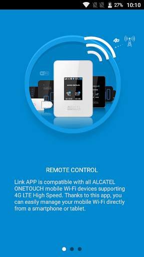ALCATEL LINK APP screenshot 1