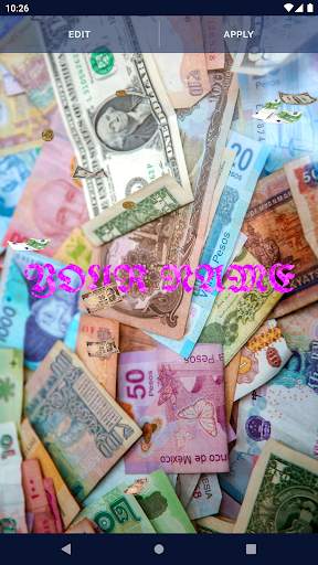 Flying Money Live Wallpaper screenshot 3