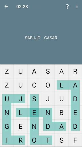 Caça-Palavras: Cobrinha screenshot 1
