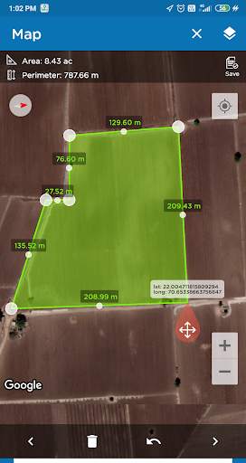 GPS Land Area Calculator- Fields Area Measurement screenshot 3