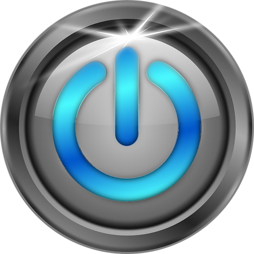 Flashlight with lock. icon