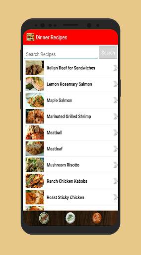Easy Recipes : Dinner Offline App screenshot 1