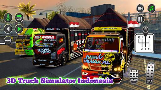 3D Truck Simulator Indonesia screenshot 5