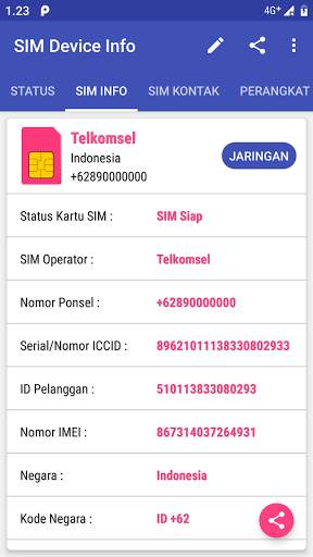 SIM Device Info screenshot 2