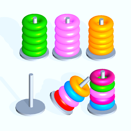 Sort Hoop Stack puzzle Game icon