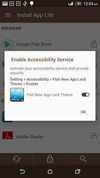 Fish New App Lock Theme screenshot 4