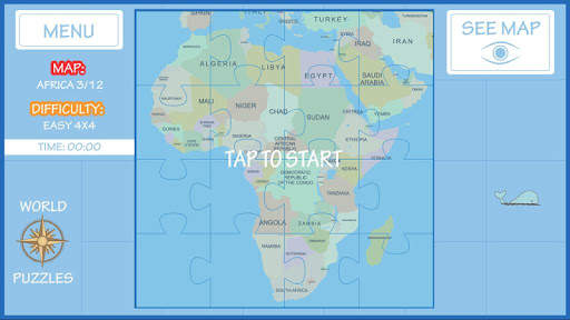 World Map Puzzle screenshot 7