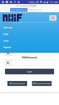 Nhif  Portal Mobile App screenshot 2