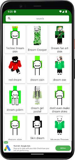 Dream Skins for Minecraft PE screenshot 2
