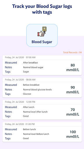 Blood Sugar Log – Diabetes Tracker screenshot 4